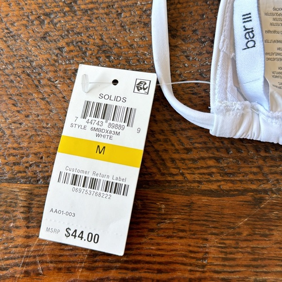 NWT - Bar lll Bikini Top with gold hardware - Picture 4 of 4